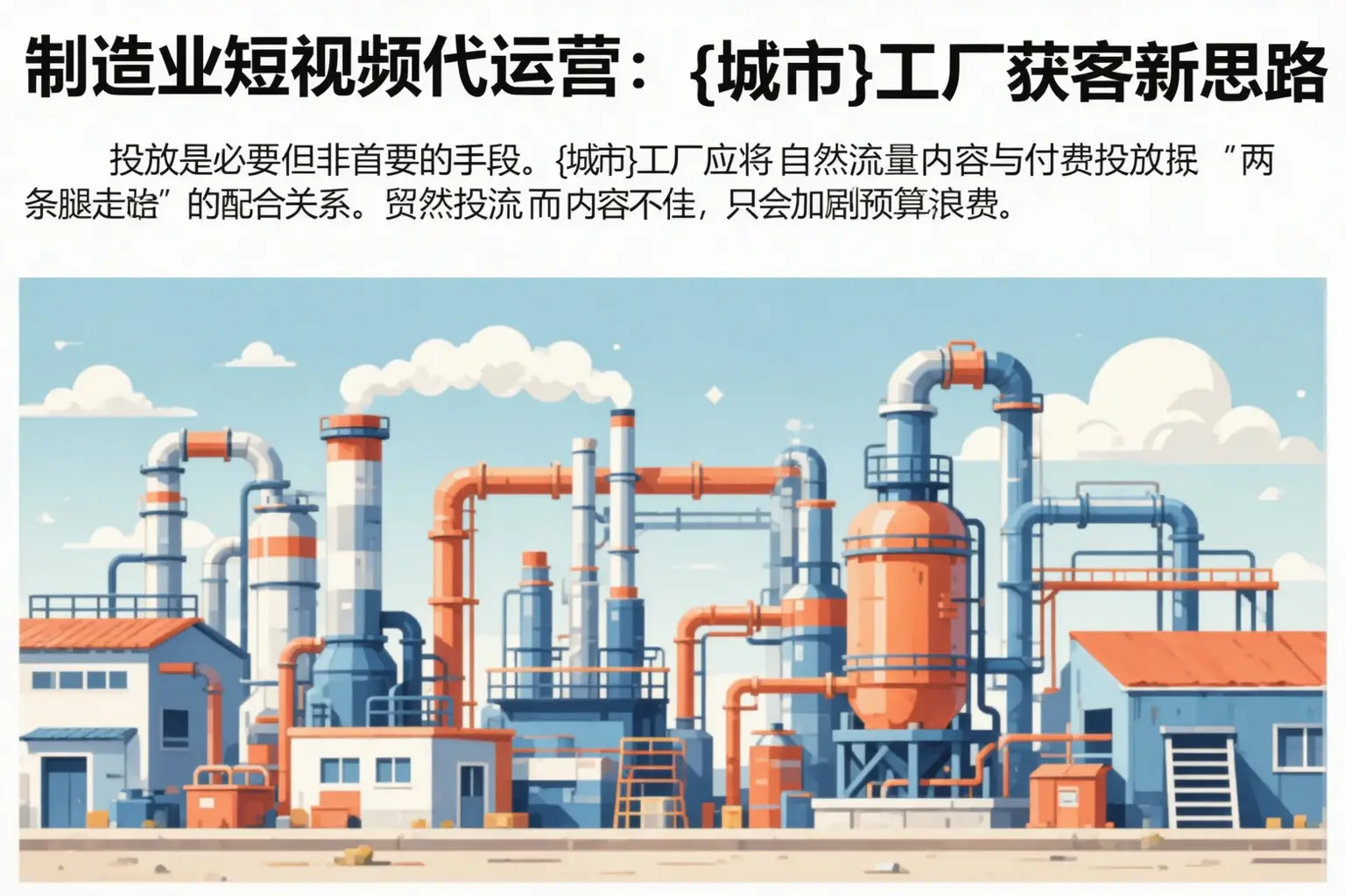 制造业短视频代运营：凤山工厂获客新思路